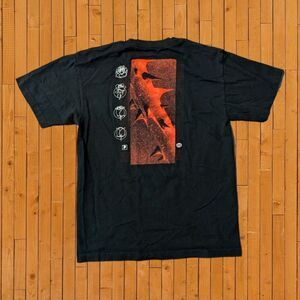 Retro Y2K Grunge Primitive Skater Shirt Thorns And Logo Men's Med